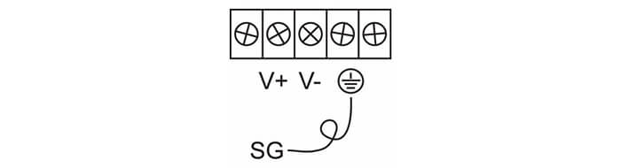 Заземление NPort 5600, CN2510, CN2650, NPort 6600