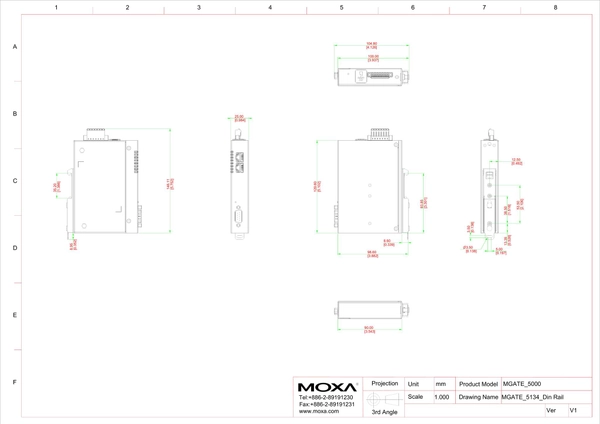 MGate 5134-T
