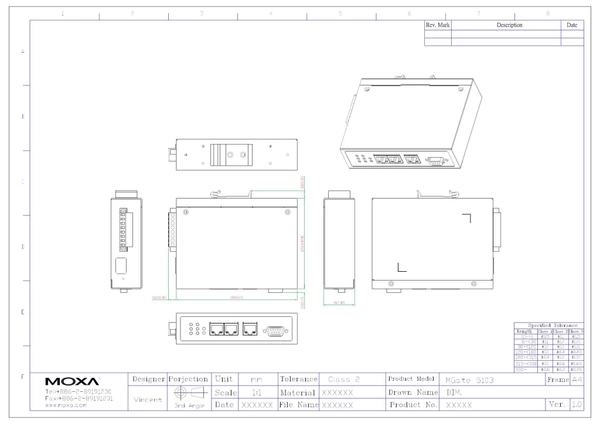 MGate 5103-T