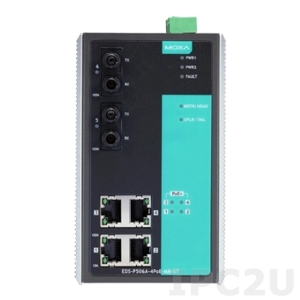 EDS-P506A-4PoE-MM-ST-T