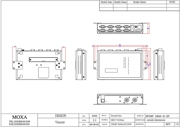 NPort 5650-8-DT