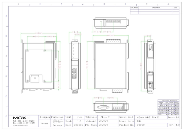 MGate MB3170-S-SC-T