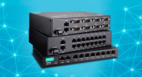 Moxa NPort 5600-DT-G2: новое поколение многопортовых серверов последовательных интерфейсов в компактном исполнении