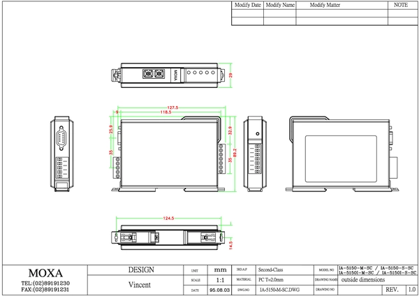 NPort IA-5150-S-SC