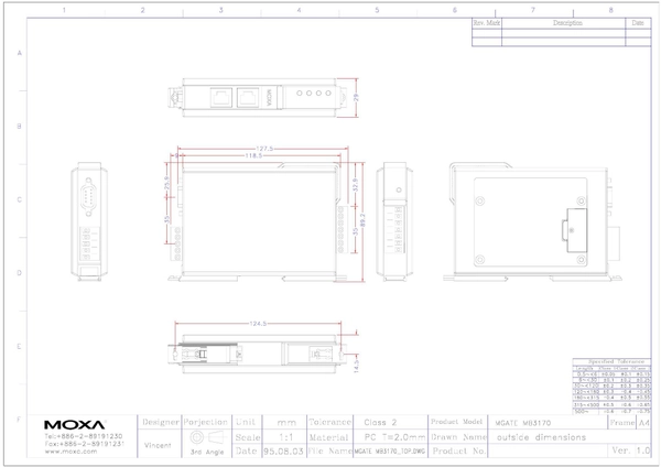 MGate MB3170-T