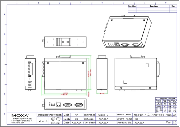 MGate 4101I-MB-PBS