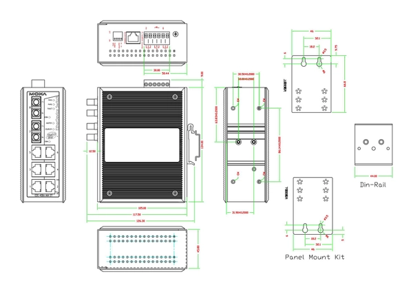 EDS-408A-MM-ST-T