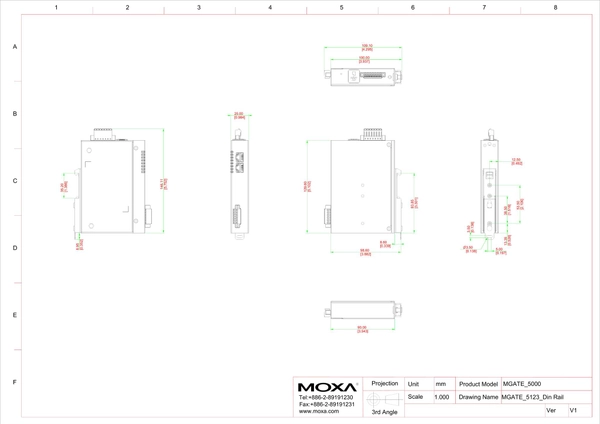MGate 5123-T