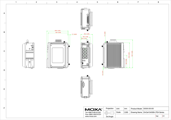 OnCell G4308-LTE4-GL-T