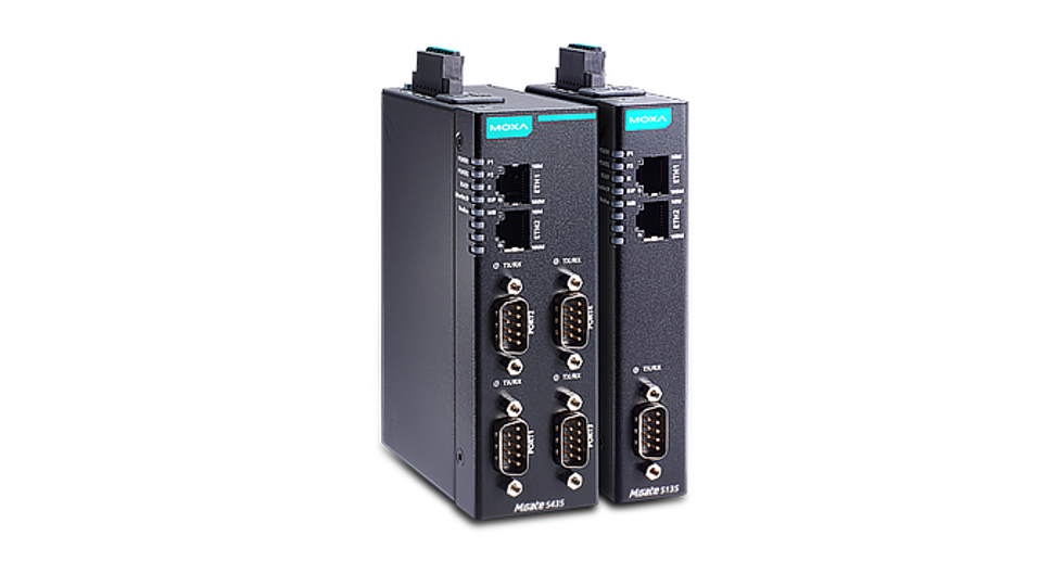 Шлюзы серии MGate 5135/MGate 5435 из Modbus RTU/ASCII/TCP в EtherNet/IP