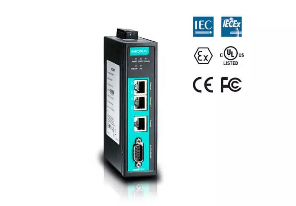 MGate 5103: Modbus, EtherNet/IP в PROFINET