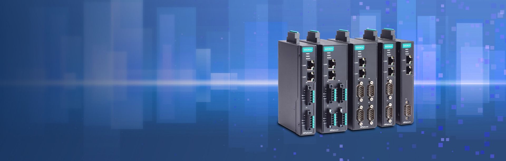 <p>Обновленное поколение преобразователей <br>NPort IA5000-G2</p>